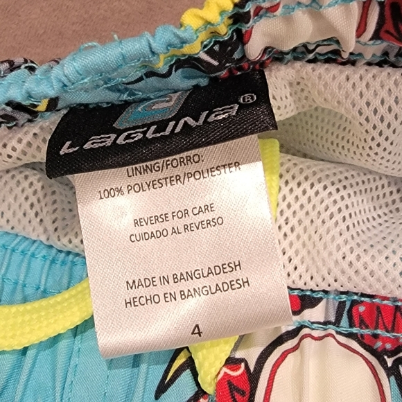 Laguna swimming trunks set Size 4 NWT - Picture 5 of 9